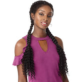 Sensationnel Synthetic Cloud 9 Vixen Swiss Lace Wig - BOHEMIAN DUTCH BRAID